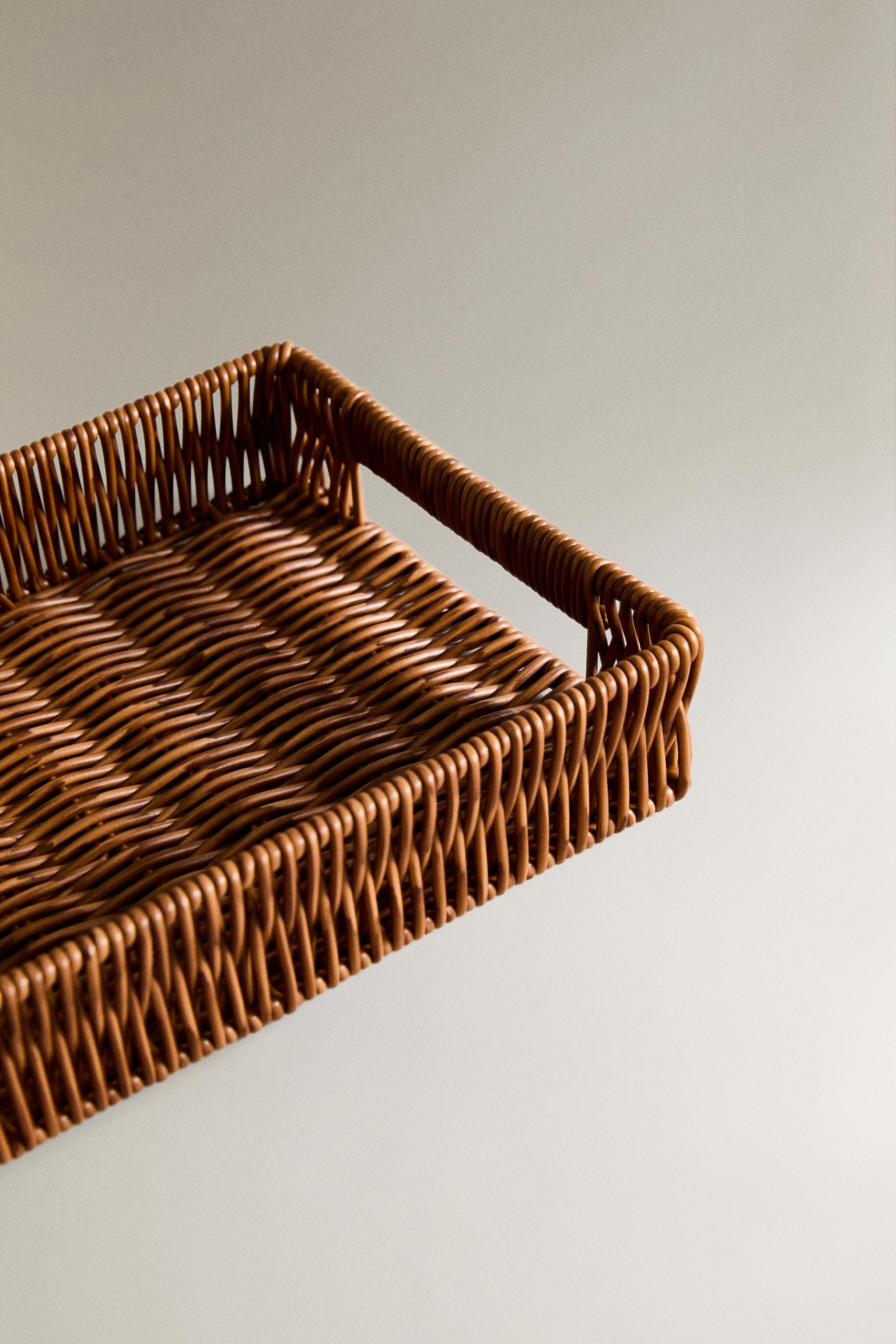 RECYCLED PLASTIC RECTANGULAR BASKET